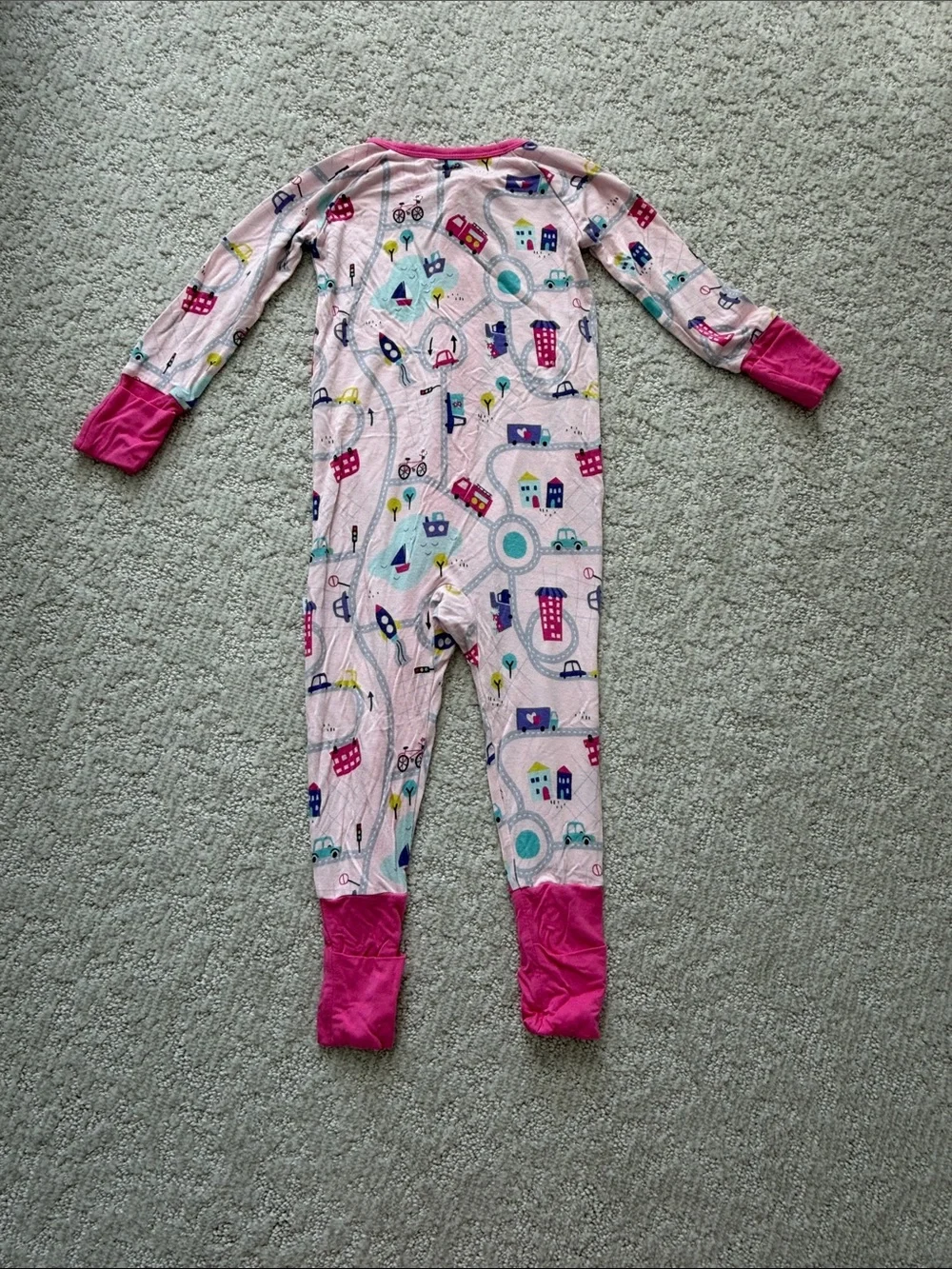 Little Sleepies Rosy Road Trip Zippy